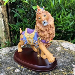 Magnificent Miniature Lenox Carousel Lion